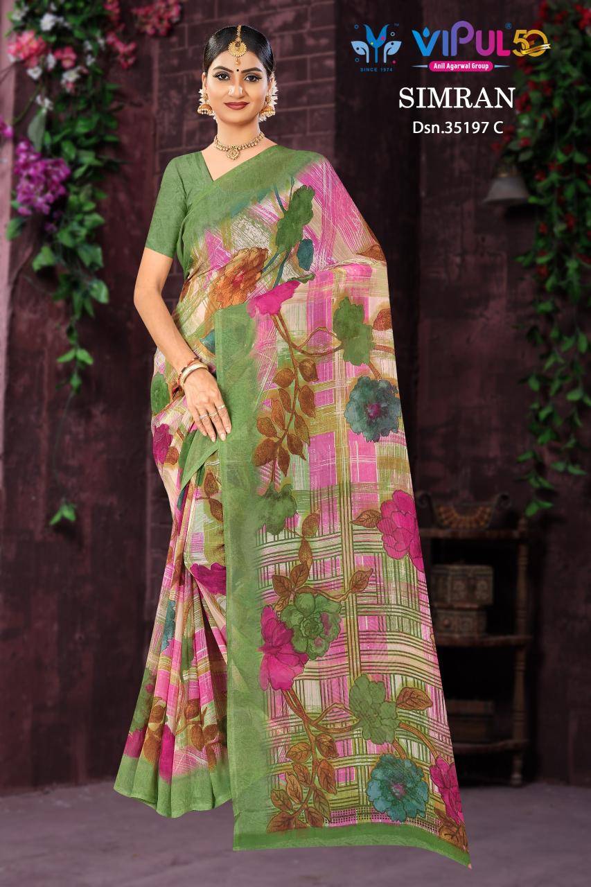 Vipul simran d.no 35197 Sarees online Ahmedabad