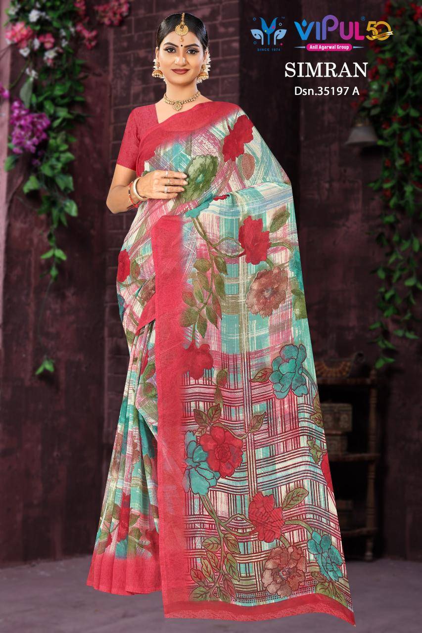 Vipul simran d.no 35197 Sarees online Ahmedabad