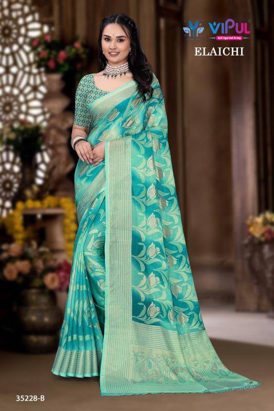 Vipul elaichi d.no 35228 Best saree shop in Ahmedabad
