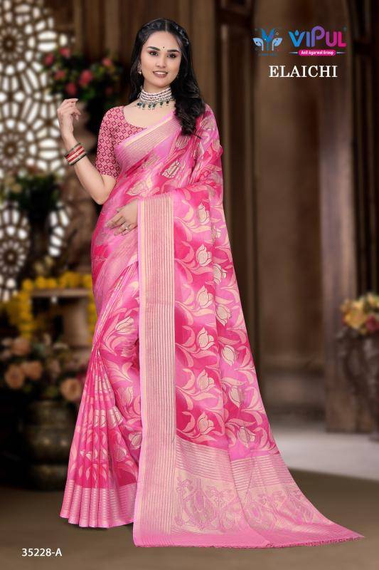 Vipul elaichi d.no 35228 Best saree shop in Ahmedabad