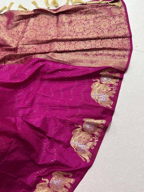 Akshara nylon banarasi Latest designer saree wholesale in India