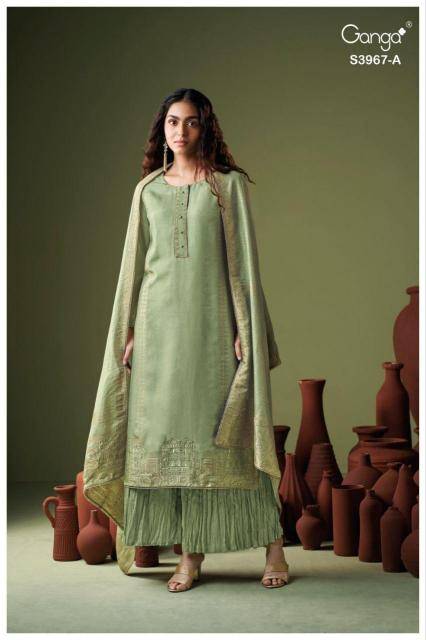 Ganga giah 3967 Wholesale dress material suppliers
