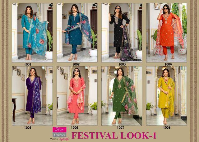 Diya trends festival look Kurti wholesale online