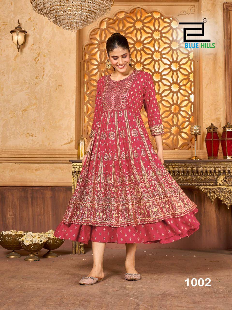 Blue hills kit kat Kurti wholesale in Mumbai