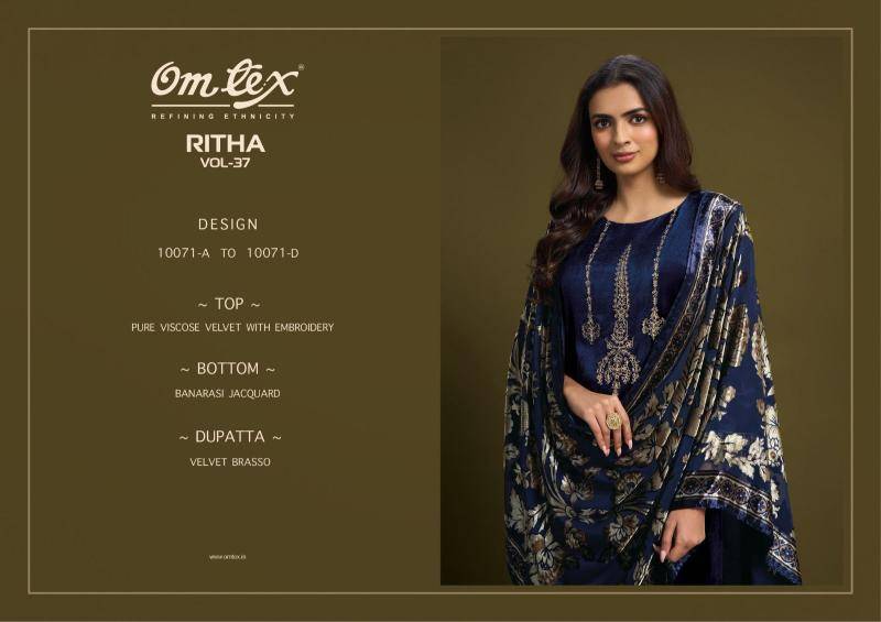Omtex ritha vol 37 best wholesale dress materials in india