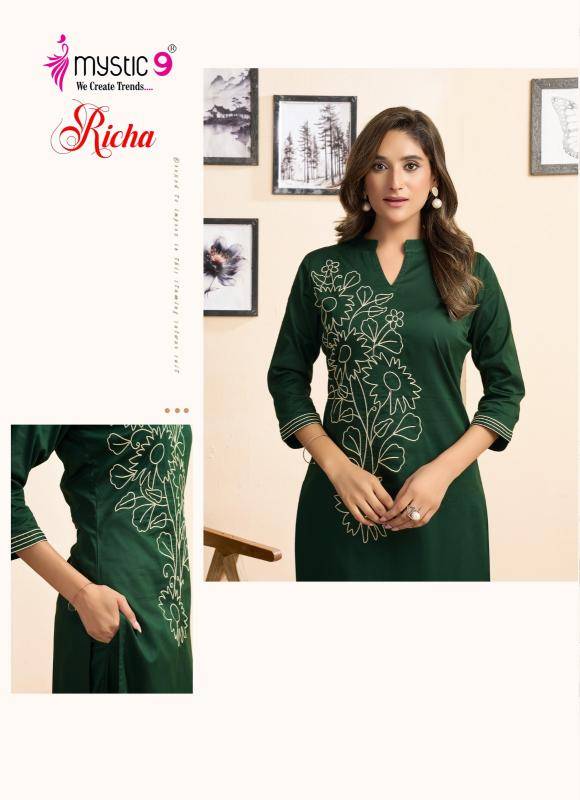 Mystic9 richa vol 1 coord set Wholesale Kurti suppliers
