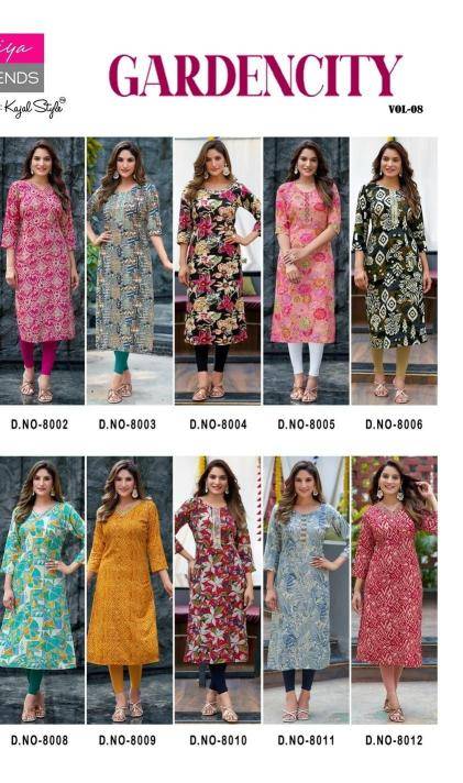 Diya trends gardencity vol 8 Wholesale Kurti market in Mumbai