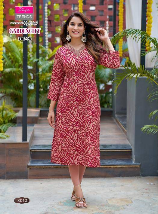 Diya trends gardencity vol 8 Wholesale Kurti market in Mumbai