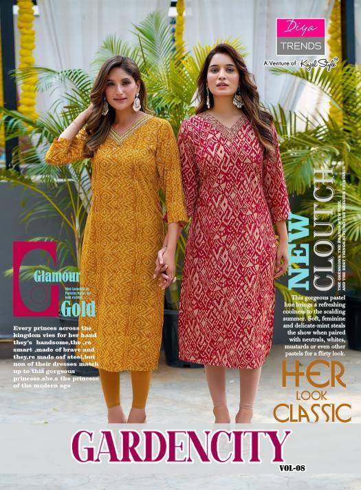 Diya trends gardencity vol 8 Wholesale Kurti market in Mumbai