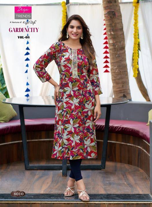Diya trends gardencity vol 8 Wholesale Kurti market in Mumbai