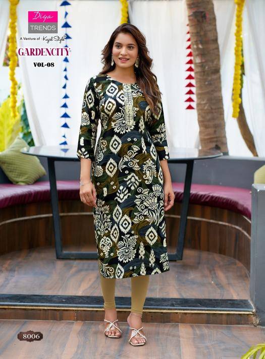 Diya trends gardencity vol 8 Wholesale Kurti market in Mumbai