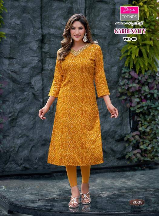 Diya trends gardencity vol 8 Wholesale Kurti market in Mumbai