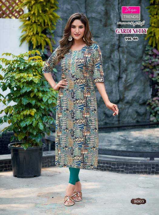 Diya trends gardencity vol 8 Wholesale Kurti market in Mumbai