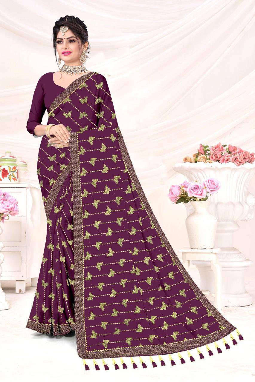Ronisha d.no 45 Saree wholesalers in Delhi
