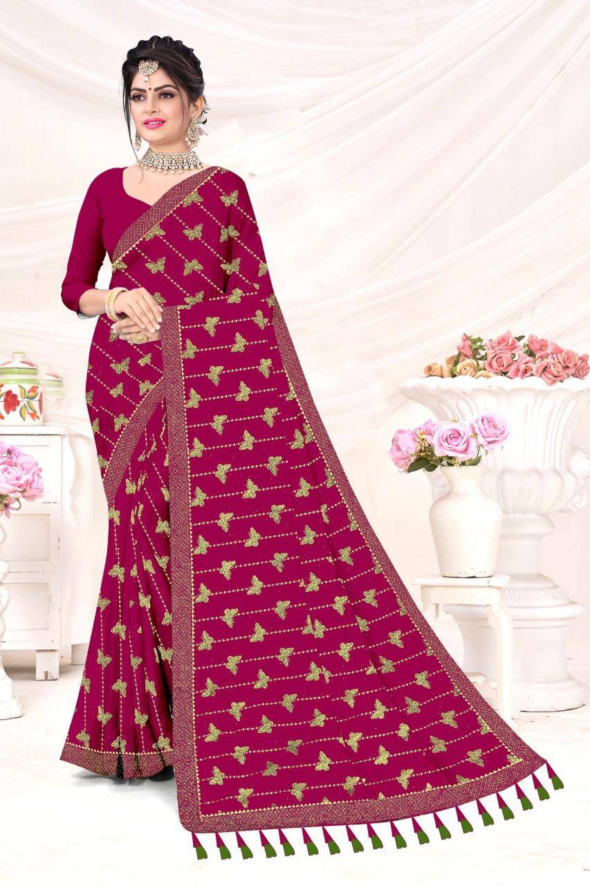 Ronisha d.no 45 Saree wholesalers in Delhi