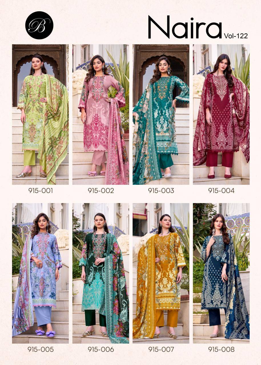 Belliza naira vol 122 dress materials market in Delhi