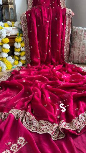 Bhagya laxmi zardosi work Saree wholesalers in Rajkot