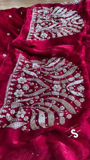 Bhagya laxmi zardosi work Saree wholesalers in Rajkot