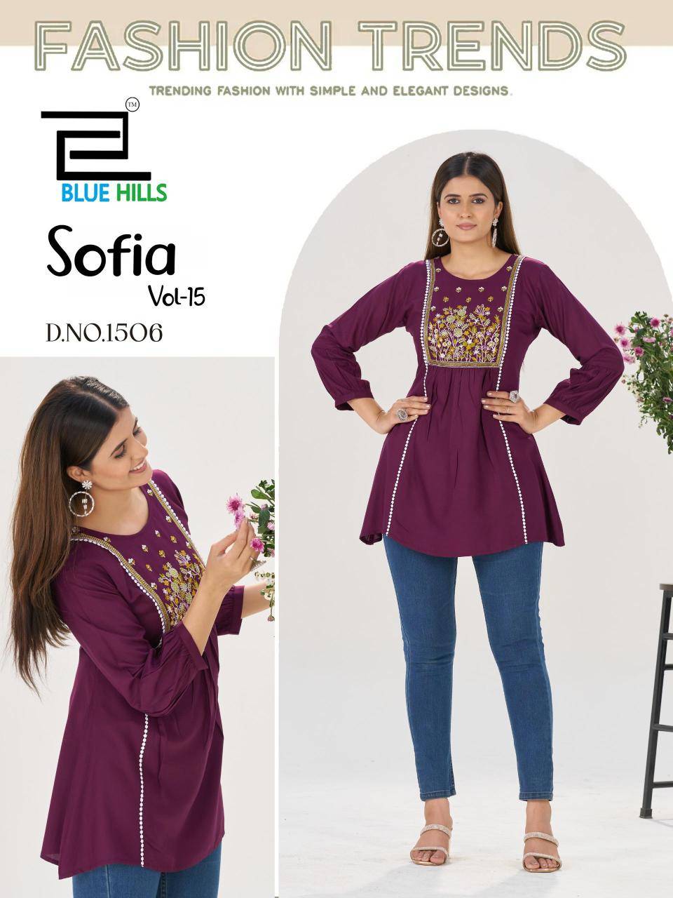 Blue hills sofia vol 15 Kurti suppliers in Mumbai