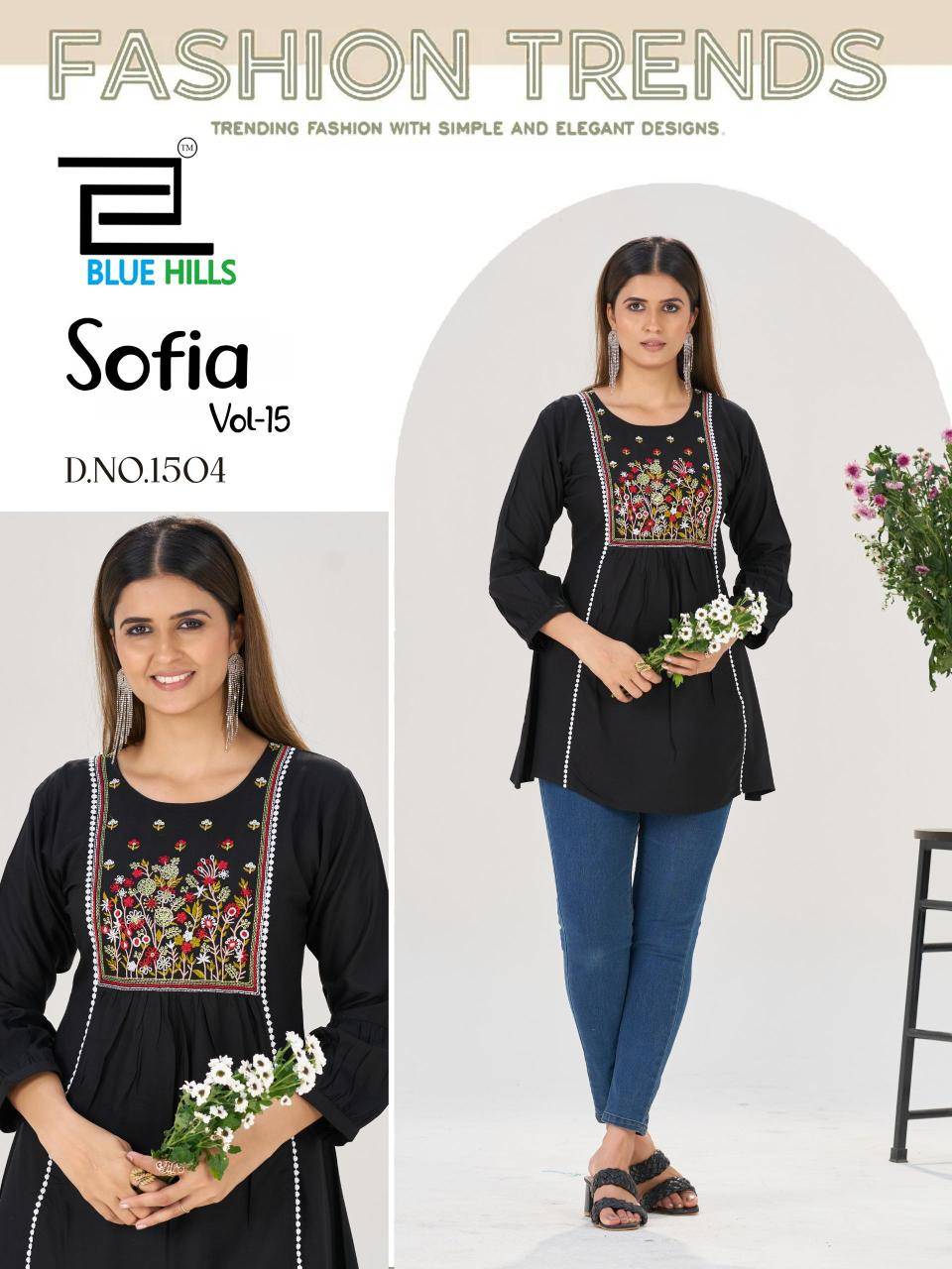 Blue hills sofia vol 15 Kurti suppliers in Mumbai