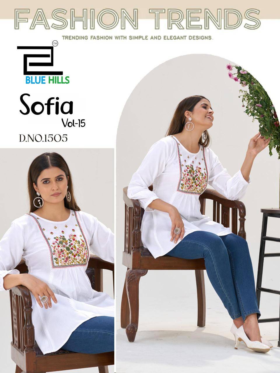 Blue hills sofia vol 15 Kurti suppliers in Mumbai