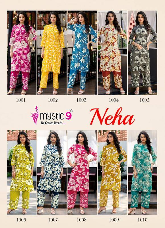 Mystic9 neha vol 1 coord set Best Kurti shops in Mumbai
