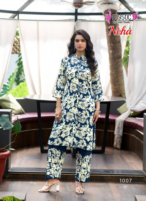Mystic9 neha vol 1 coord set Best Kurti shops in Mumbai