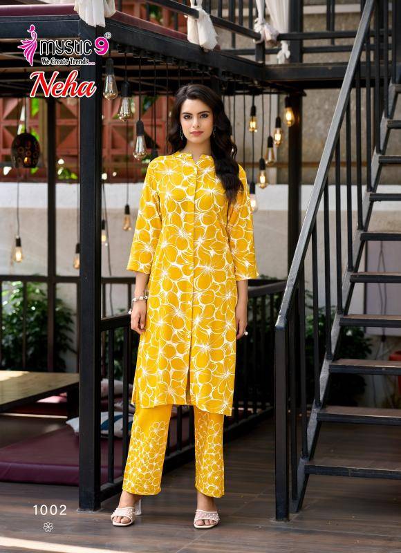 Mystic9 neha vol 1 coord set Best Kurti shops in Mumbai