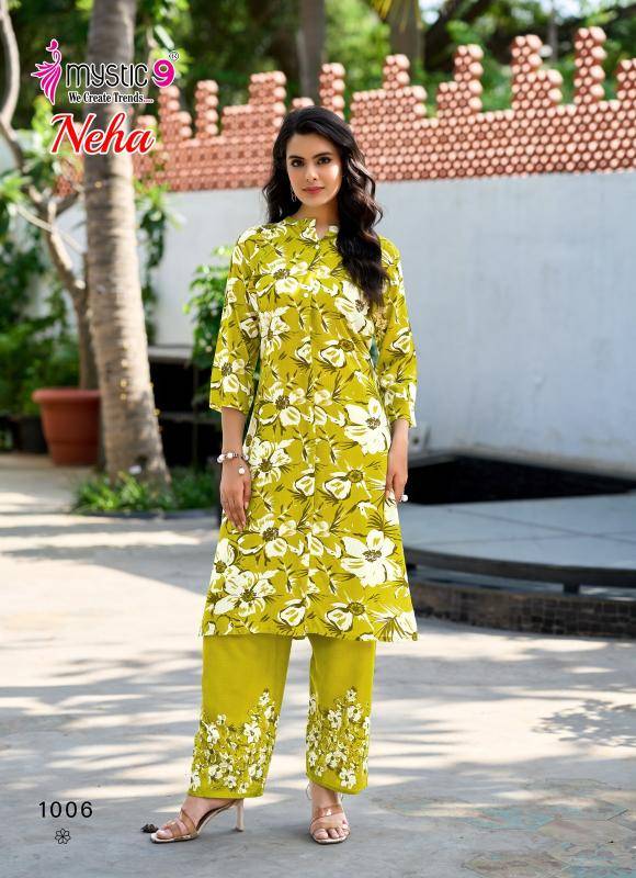 Mystic9 neha vol 1 coord set Best Kurti shops in Mumbai