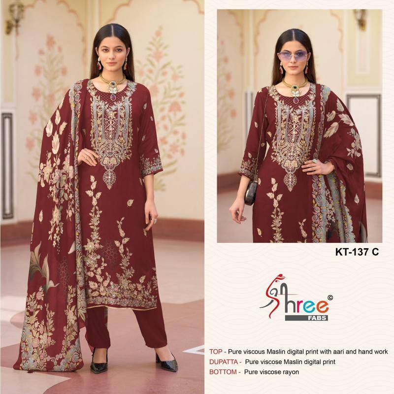 Shree fab KT-137 Bulk dress materials supplier