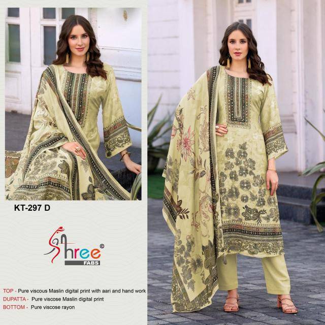 Shree fab KT-297 Dress material distributor in Kolkata