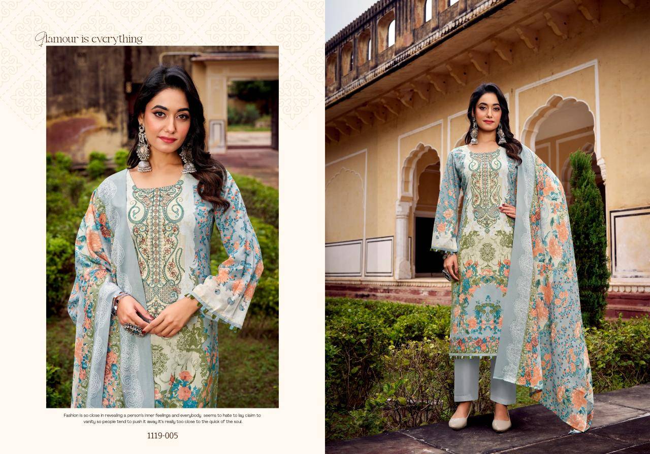 Romani needle wonder vol 4 Affordable dress materials in Kolkata 