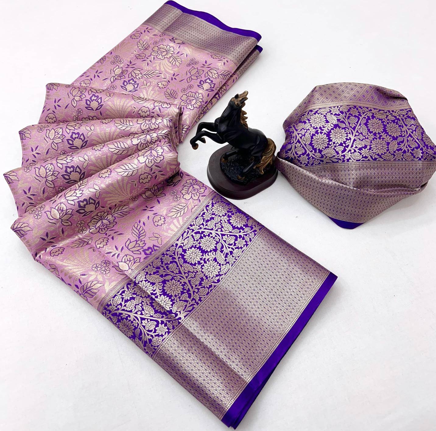 Malhar kanjivaram silk Bulk Saree Supplier in Kolkata