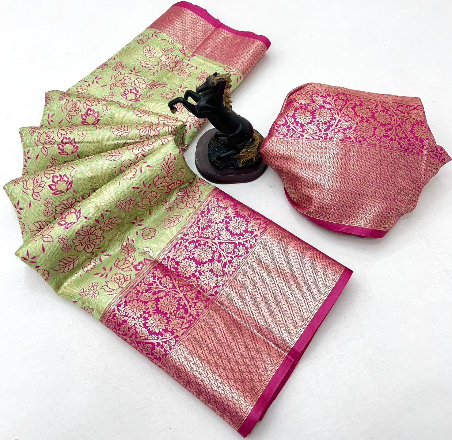 Malhar kanjivaram silk Bulk Saree Supplier in Kolkata