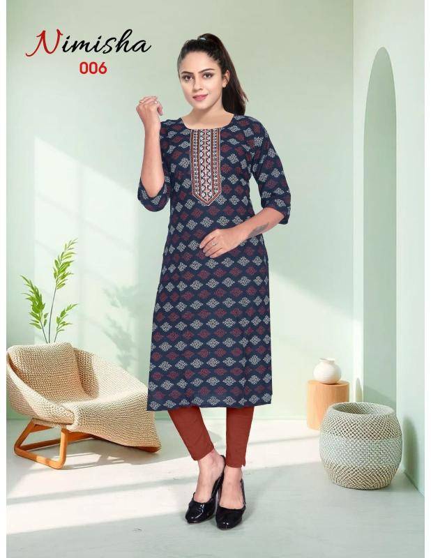 Shorya beauty nimisha vol 0.2 Ladies Kurti suppliers in Ahmedabad