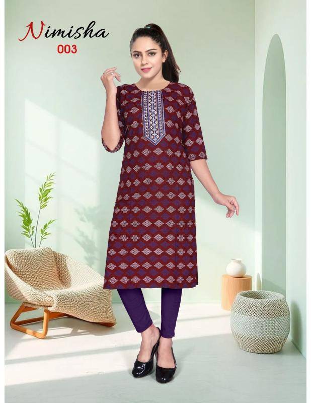 Shorya beauty nimisha vol 0.2 Ladies Kurti suppliers in Ahmedabad