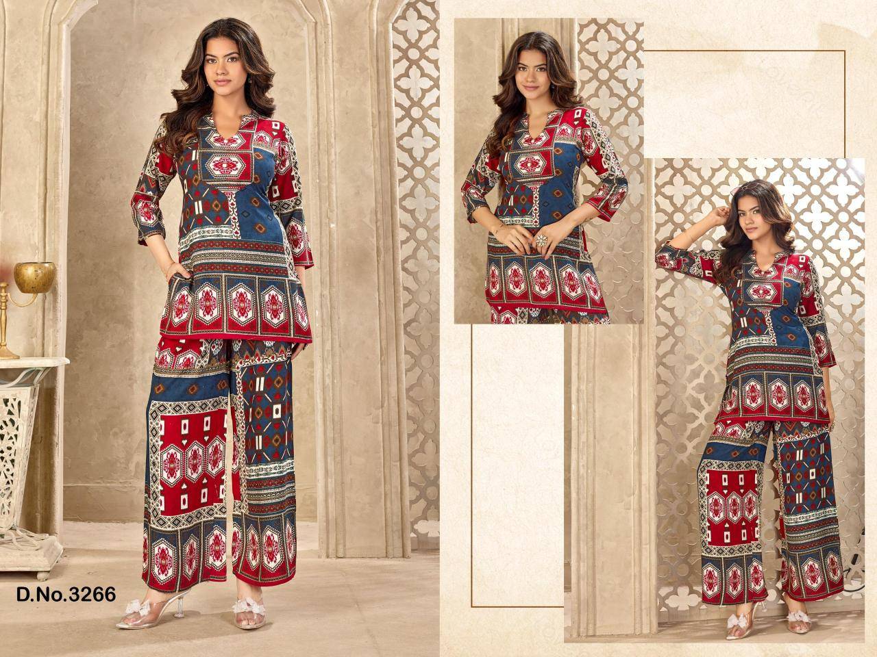 Ladies Flavour designer coord set  Kurti dealers in Ahmedabad