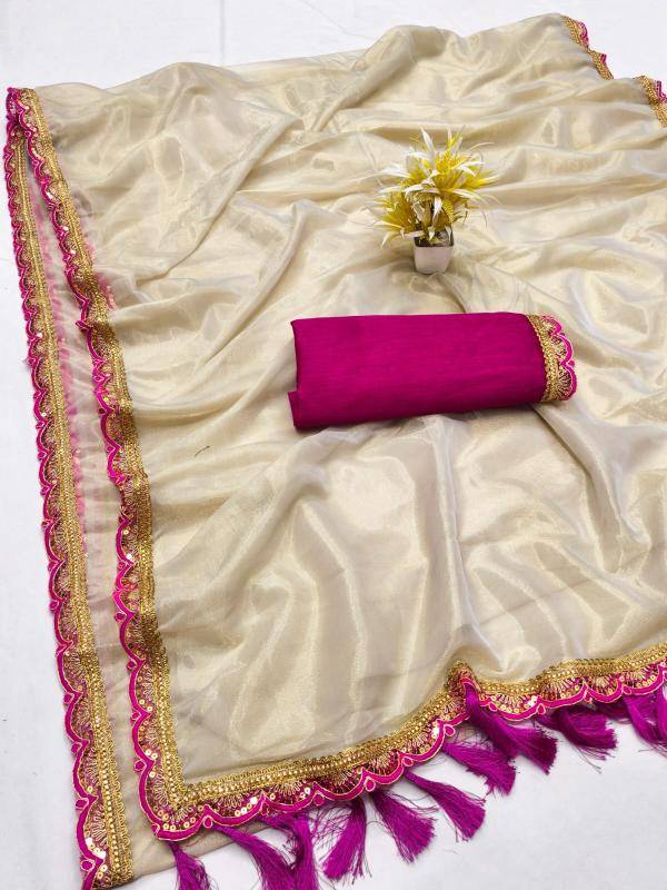 GC twill tissue shint net Wholesale saree market in Mumbai