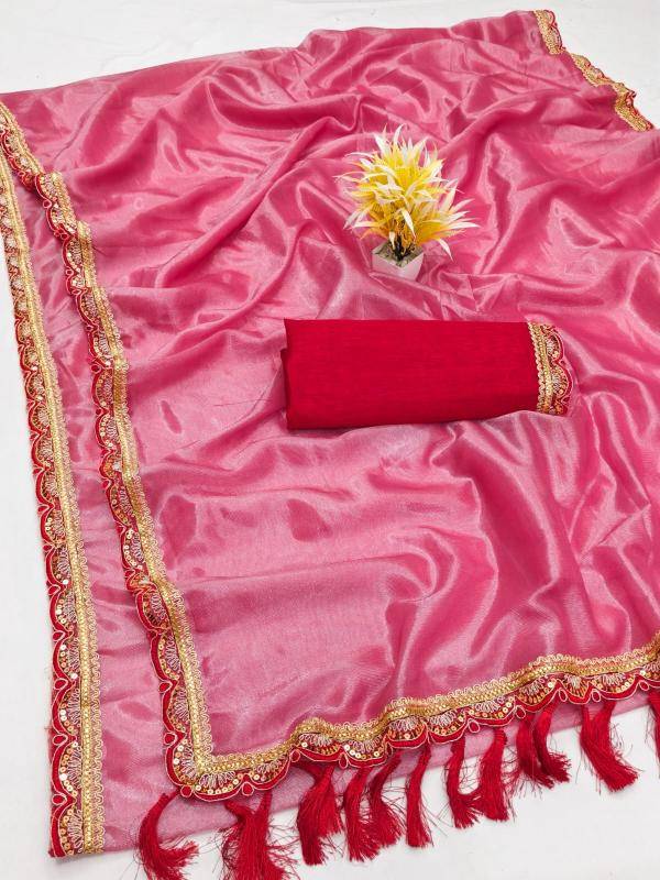 GC twill tissue shint net Wholesale saree market in Mumbai