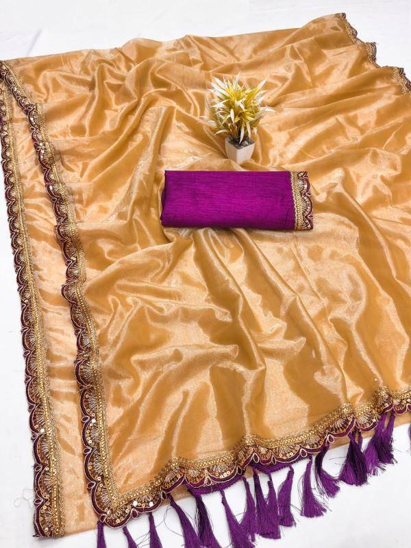 GC twill tissue shint net Wholesale saree market in Mumbai
