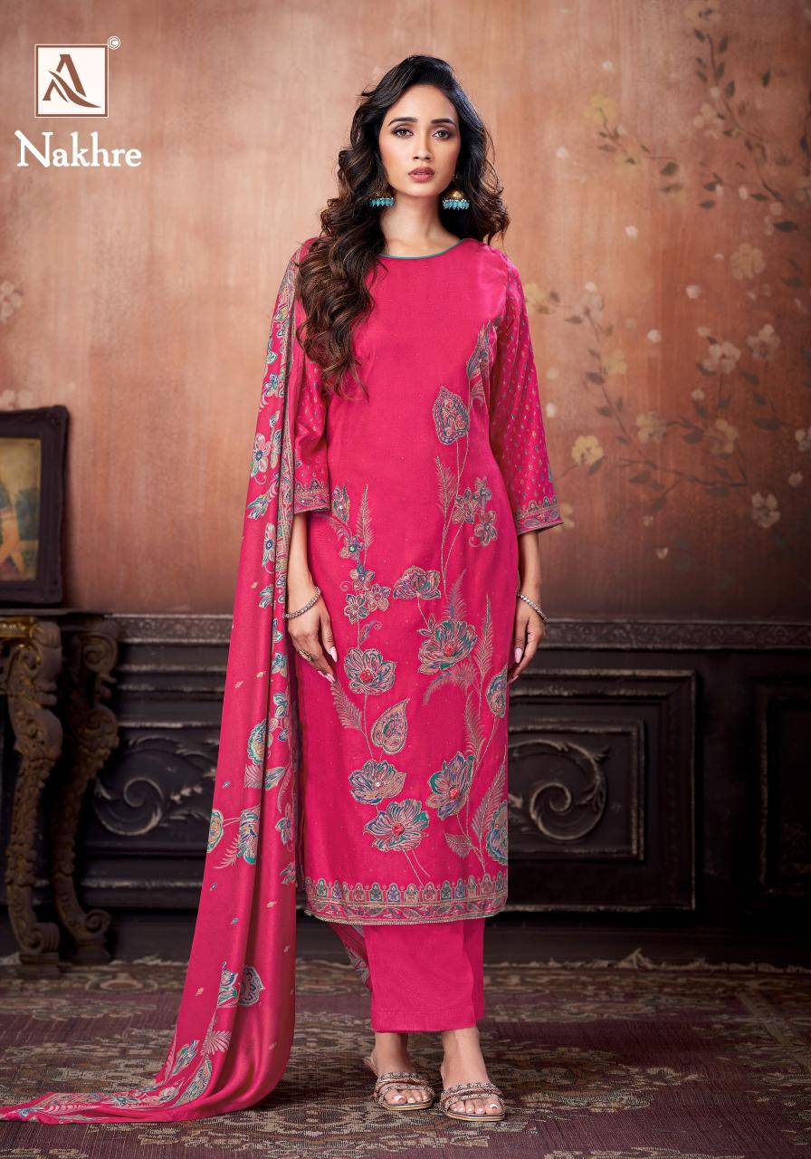 Alok suit nakhre Dress materials exporters in Hyderabad