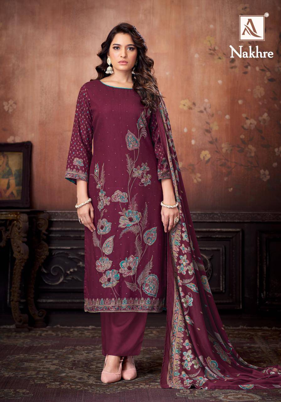 Alok suit nakhre Dress materials exporters in Hyderabad