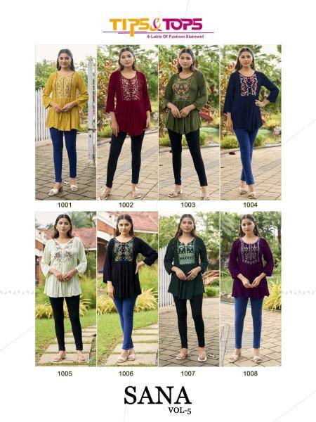 Tips & tops sana vol 5 Kurti Suppliers in Delhi