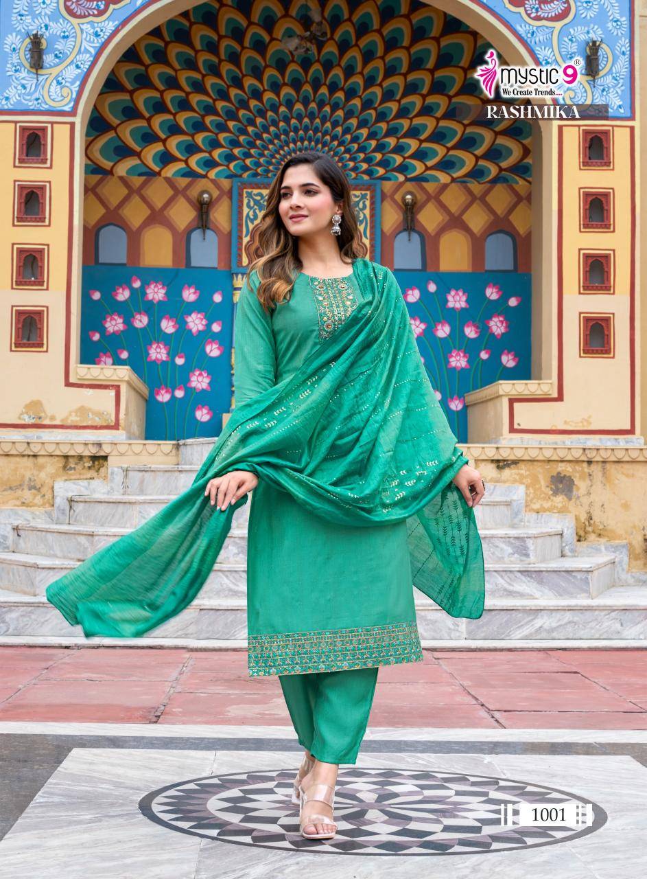 Mystic9 rashmika vol 1 Kurti wholesale market
