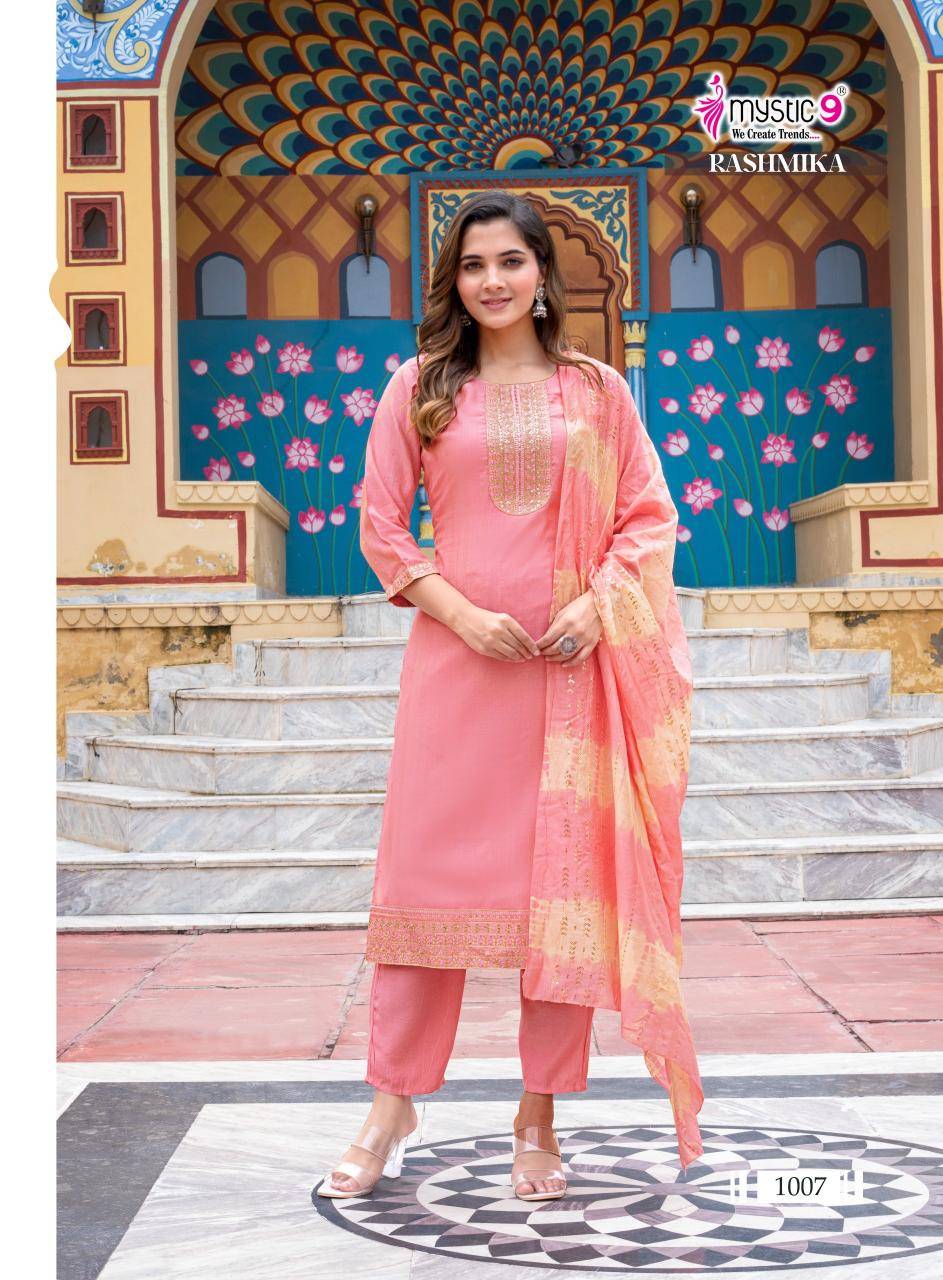 Mystic9 rashmika vol 1 Kurti wholesale market
