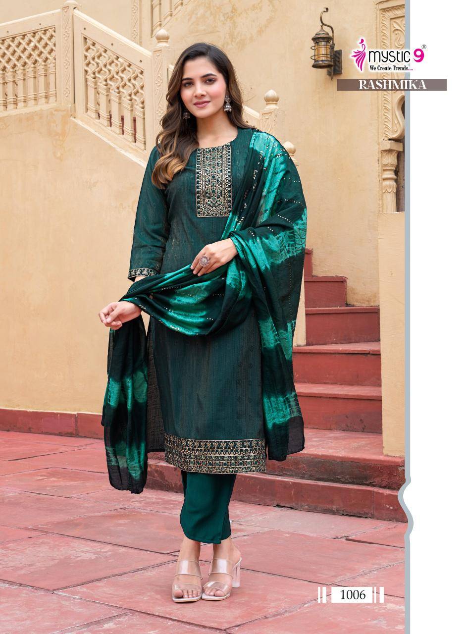 Mystic9 rashmika vol 1 Kurti wholesale market