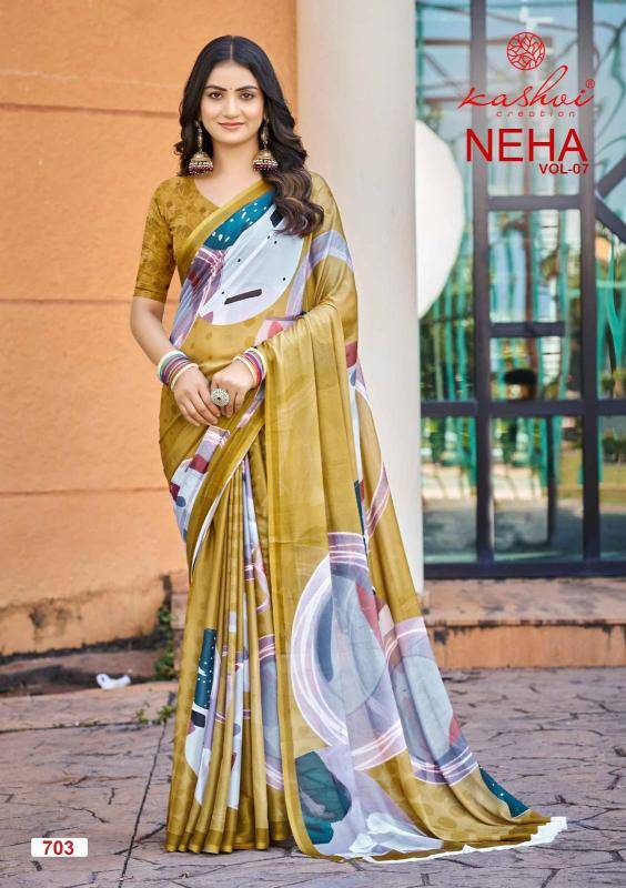 Kashvi neha vol 7 Designer Saree Supplier in India