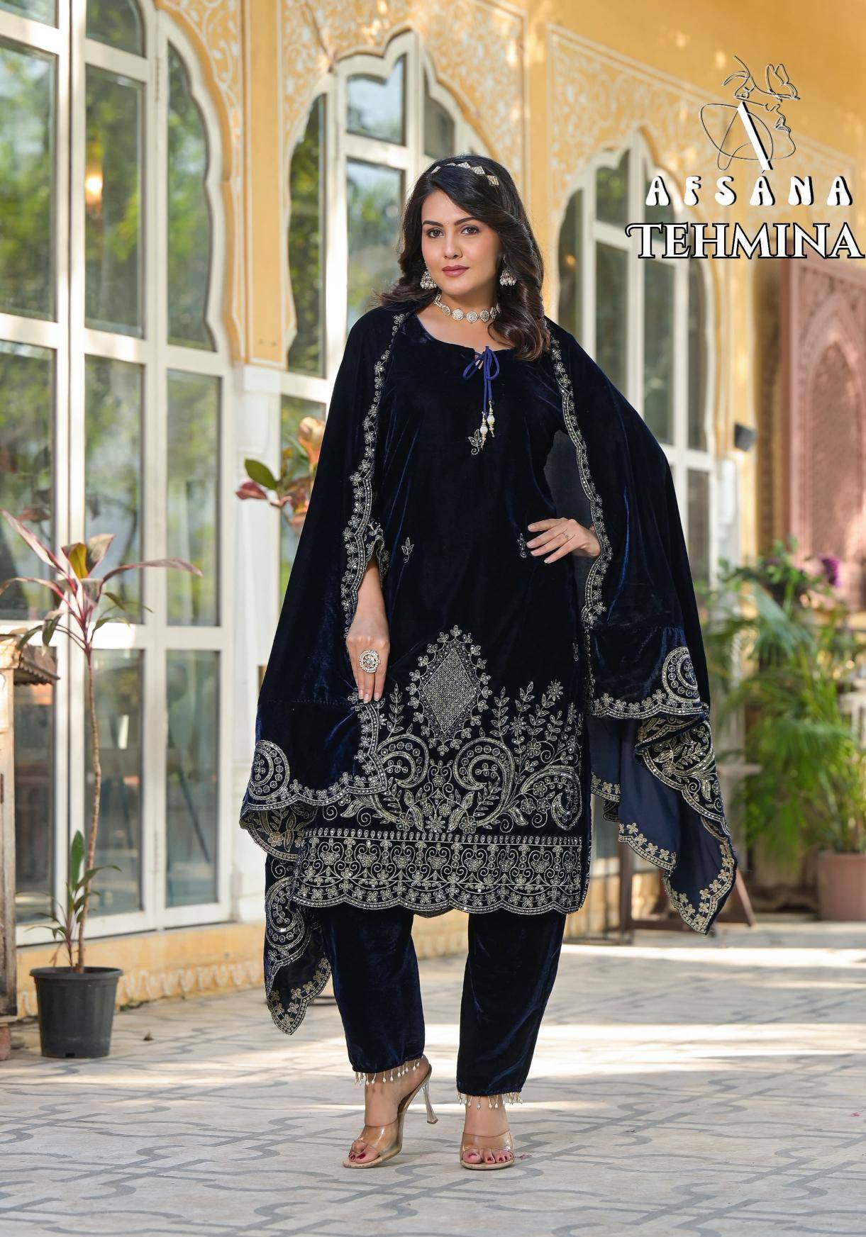 Afsana tehmina pakistani suites wholesale suppliers in Mumbai