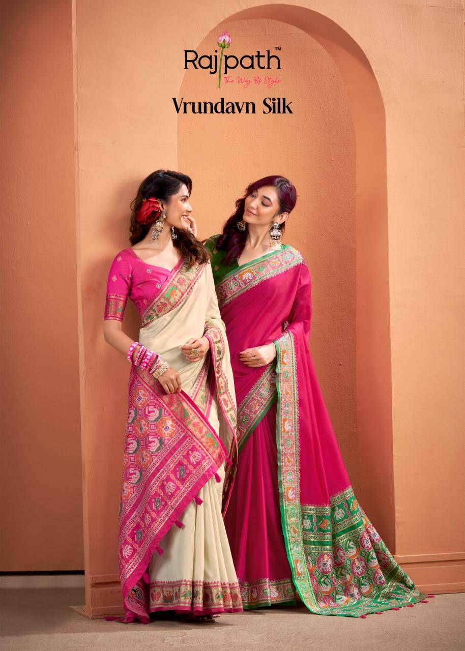 Rajpath vrundavn patola best saree wholesale market in india