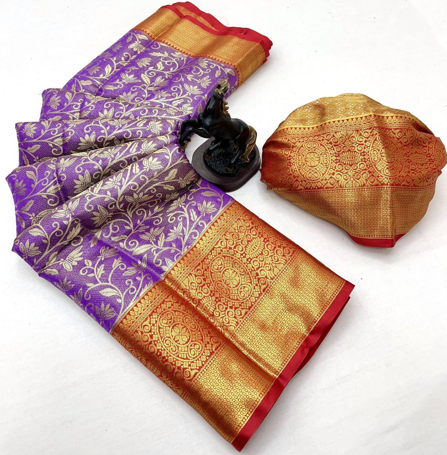 Malhar kanjivaram bridal silk wholesale saree suppliers in india